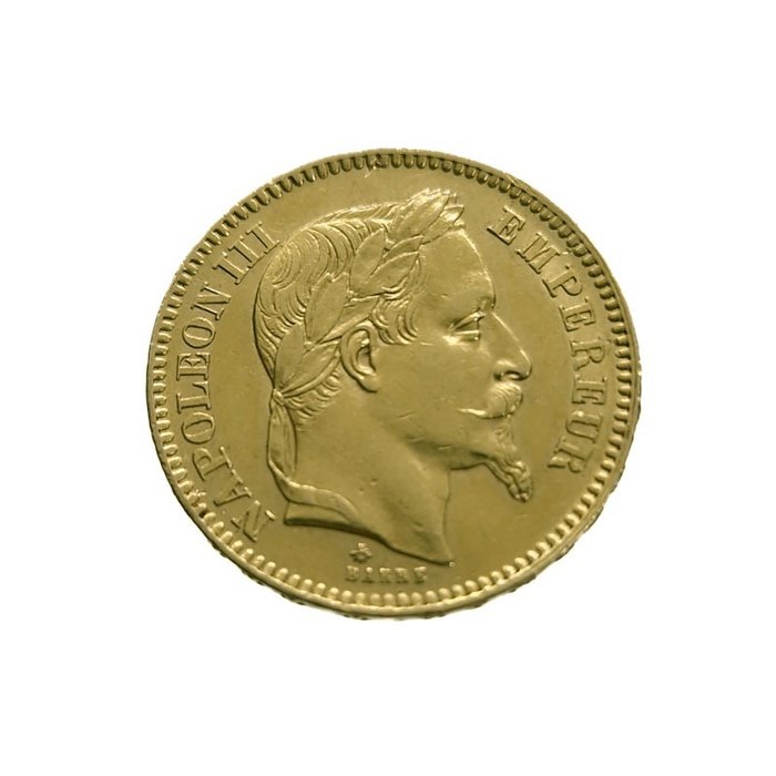 France. 20 Francs 1864-A Napoleon III