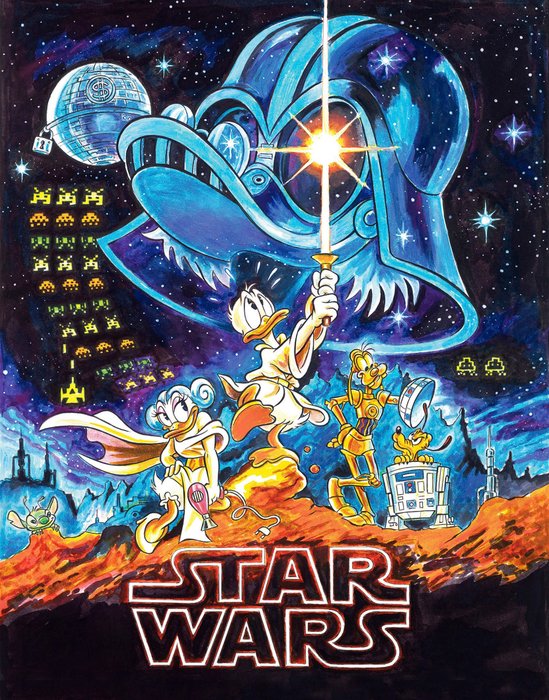 Tony Fernandez - Disney Family Inspired By “Star Wars: Episode IV – A New Hope” - Hand Signed - Fine Art Print