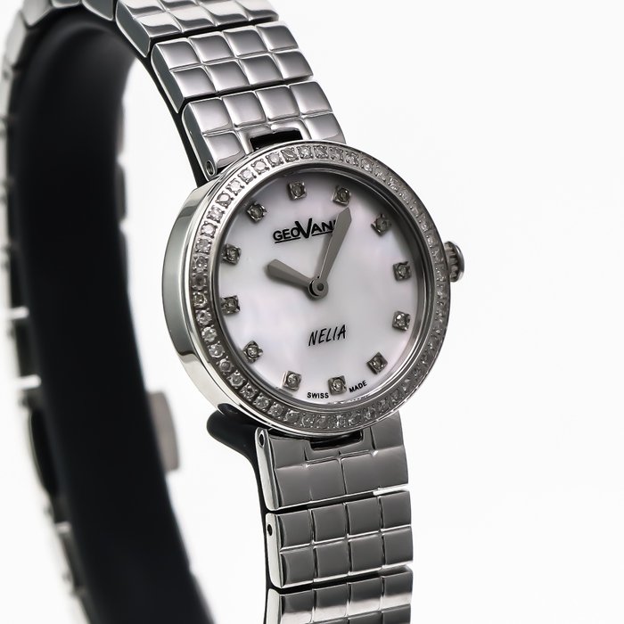 GEOVANI - Swiss Diamond Watch - GOL577-SS-DD-7 - Ingen mindstepris - Kvinder - 2011-nu