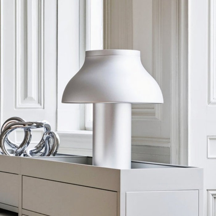 HAY Design - Pierre Charpin - Lámpara de sobremesa - PC - Grande - Aluminio - Aluminio