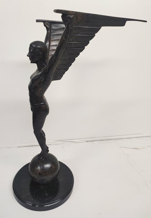 Statue, Icarus - 50 cm - Bronze (patineret)