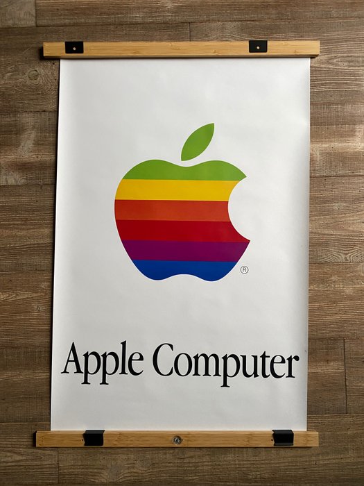 Rob Janoff Apple - Apple Computer Rob Janoff poster - 1990s