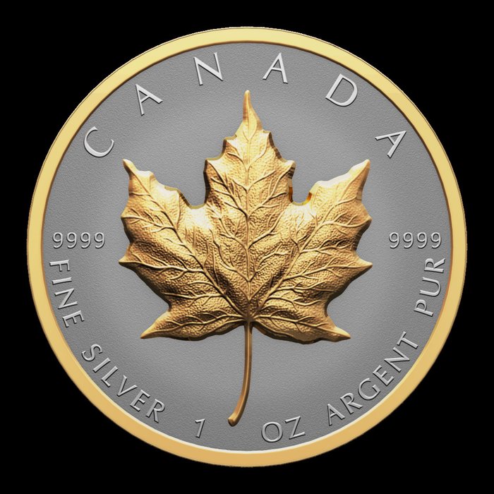 加拿大. 20 Dollars 2023 Maple Leaf Ultra High Relief, 1 Oz (.999)