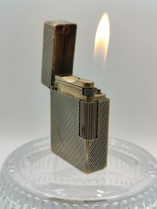 S.T. Dupont - Line 1 - Lighter - Brass, Silver plated - Catawiki
