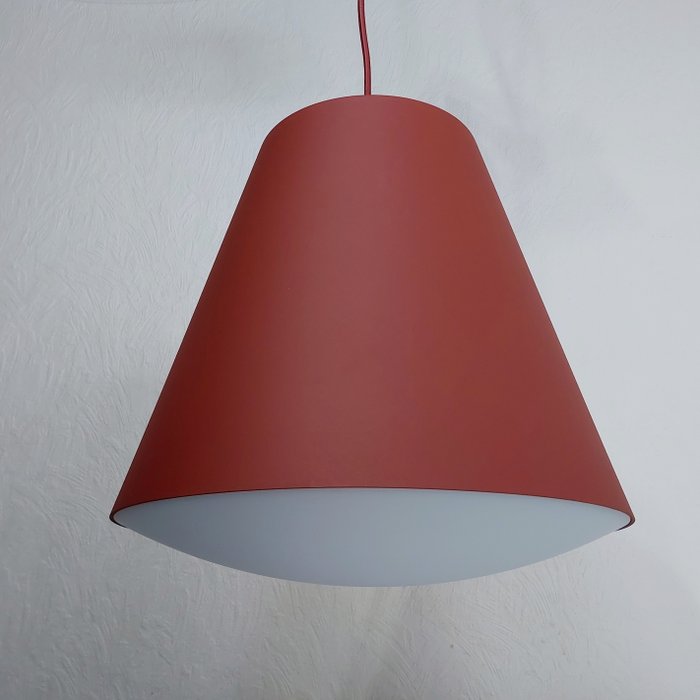 Hay - Mette & Rolf Hay - Függő lámpa - Sinker 37,5 - Piros - Acél