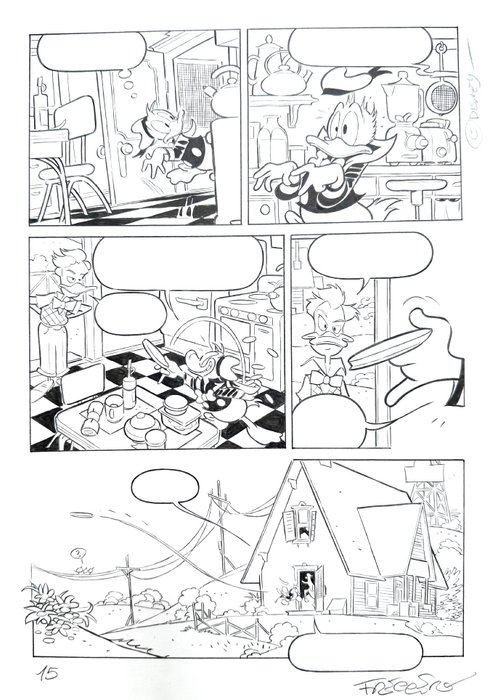 Donald Duck D 2020-218 - Andrea Freccero - The Toys - page 15 - 1 Opera de artă originală - 2020