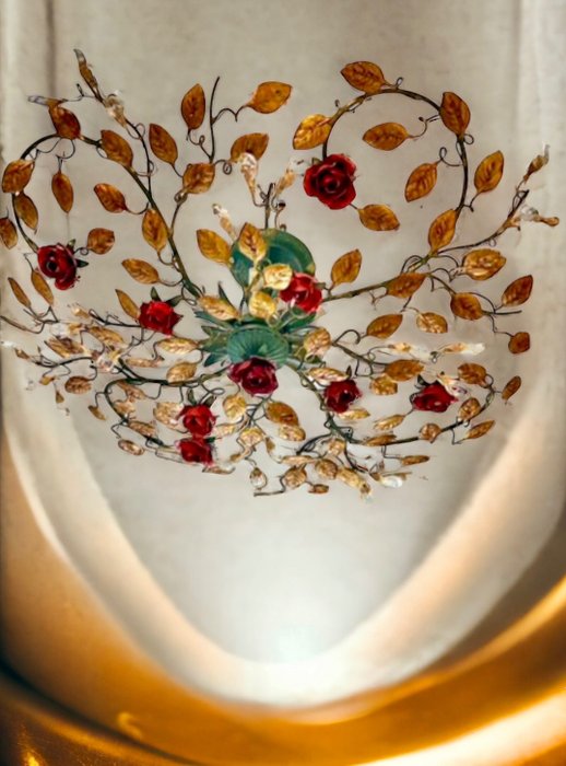 slc illumina - MG - Ceiling lamp - RosAnn Green gold - wrought iron Florence decoration