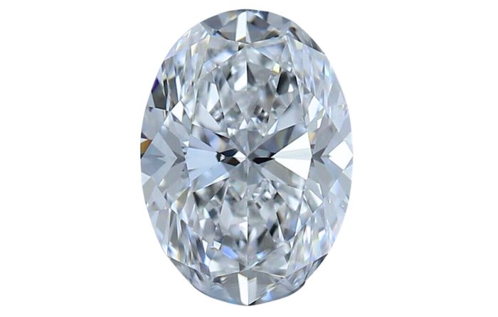 1 pcs Diamant - 1.18 ct - Oval - E - VVS1, GIA Certificate