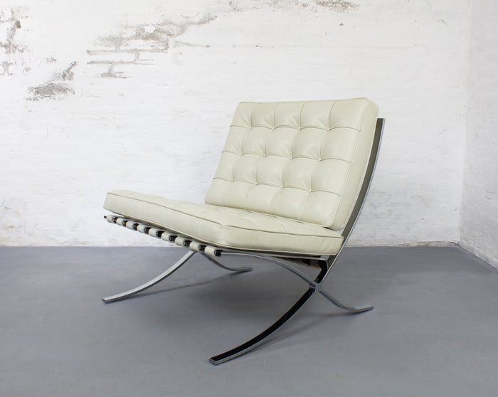 Knoll - Ludwig Mies van der Rohe - 扶手椅子 (1) - 巴塞罗那休闲扶手椅 - 皮革