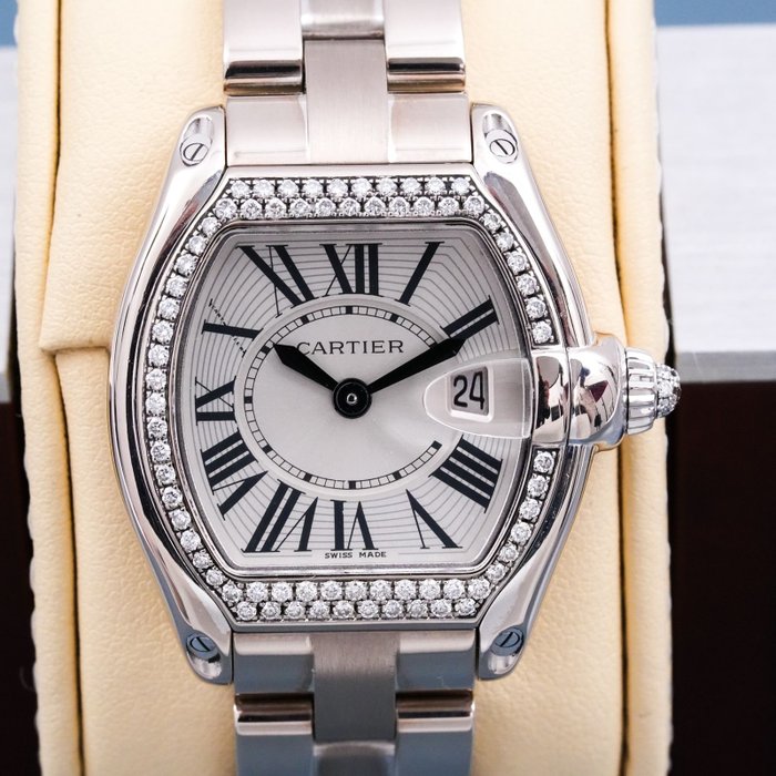 Cartier - Roadster 18K White Gold Diamond - 2723 - Mujer - 2011 - actualidad