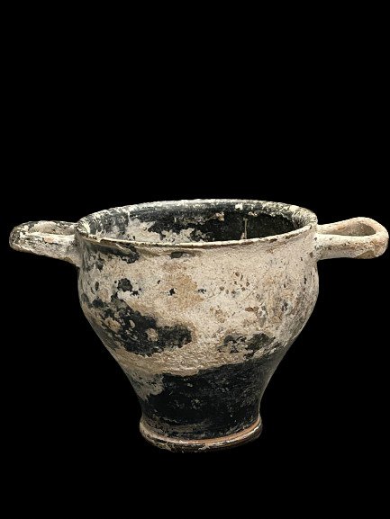 Oldtidens Grækenland Keramik Skyphos - 10 cm