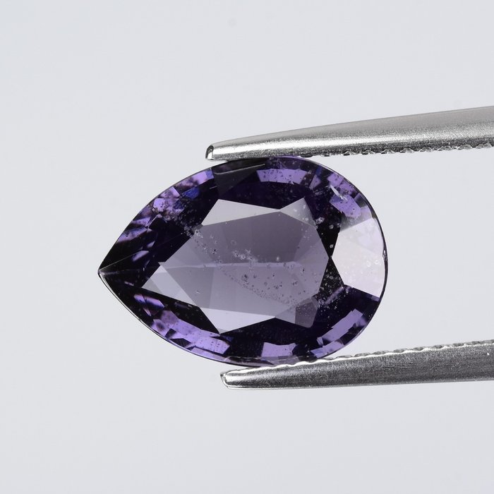 1 pcs (梨) - [未加热] (紫色) 尖晶石 - 4.44 ct
