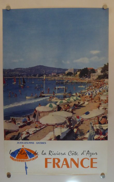 Anonymous - Original Cote d’Azur - Antibes – Juan Les Pins - 1950s