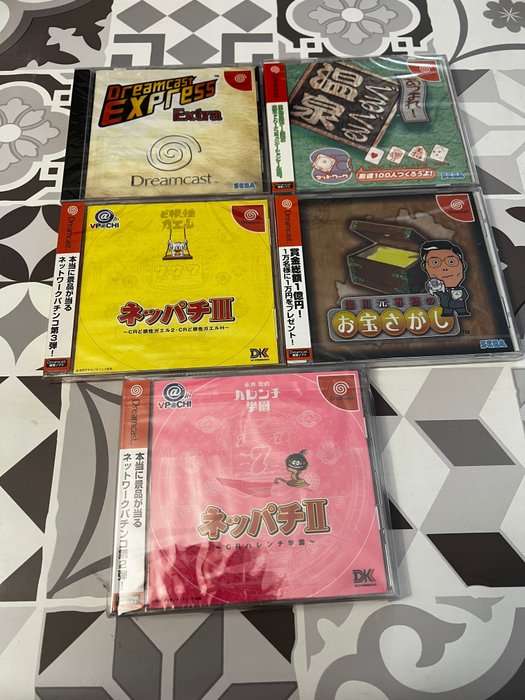 Sega - Sega Dreamcast lot de 5 jeux neuf - Dreamcast - 電動遊戲 (5) - 原裝盒未拆封