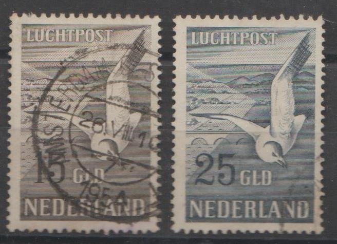 Nederland 1951 – Luchtpost Zeemeeuwen – NVPH LP12/LP13