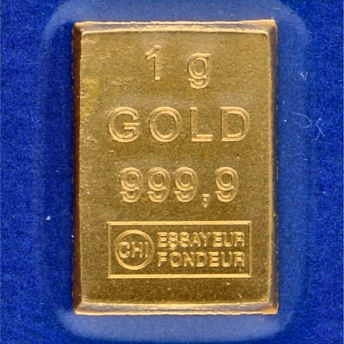 1 g - Guld .999 - Valcambi - Förseglad