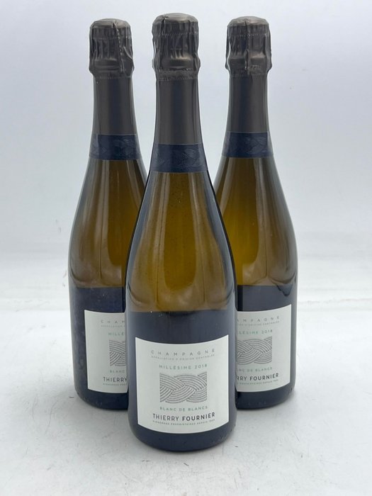 2018 Thierry Fournier, Thierry Fournier Blanc de Blancs - Champagne - 3 Bottles (0.75L)