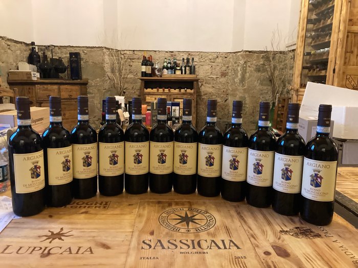 2022 Argiano, Rosso di Montalcino - Toscana - 12 Flasker  (0,75 l)
