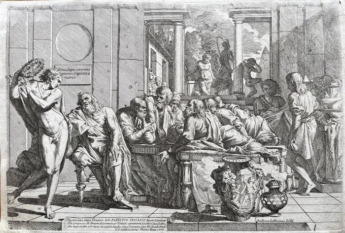 Pietro Testa (1617-1650) detto il Lucchesino - Il Simposio di