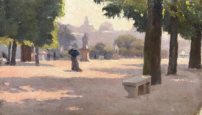 Ecole Impressionniste (XIX) - Jardin Parisien