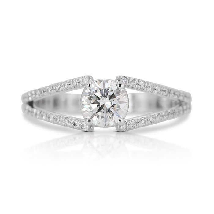Ring Vittguld Diamant - Diamant