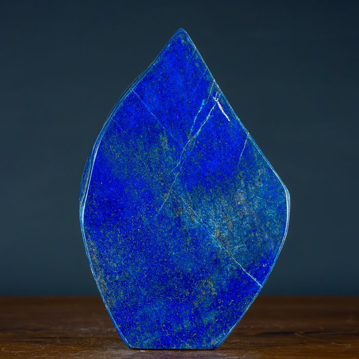 Piatră prețioasă - Lapis Lazuli albastru decorativ mare Sculptură- 1631.07 g