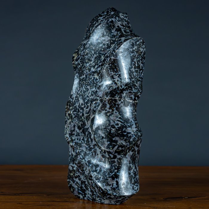 Natural Merlinite - Indigo Gabbro Flame- 3678.19 g