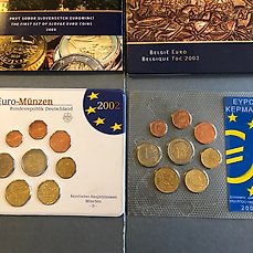 EURO SET in Blister - Germania - 2002 - 8 monete - FDC