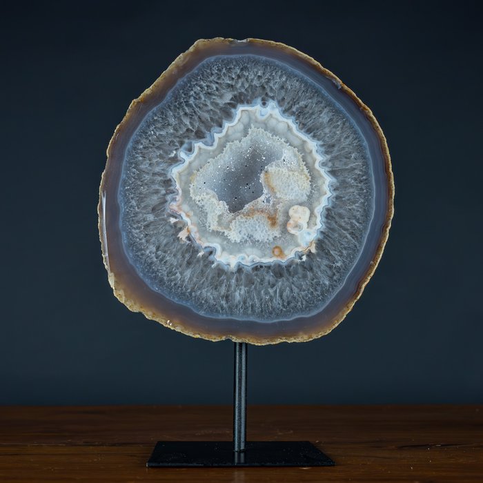 Gorgeous AAA++ Agate and Quartz on Stand, Brazil- 2774.08 g
