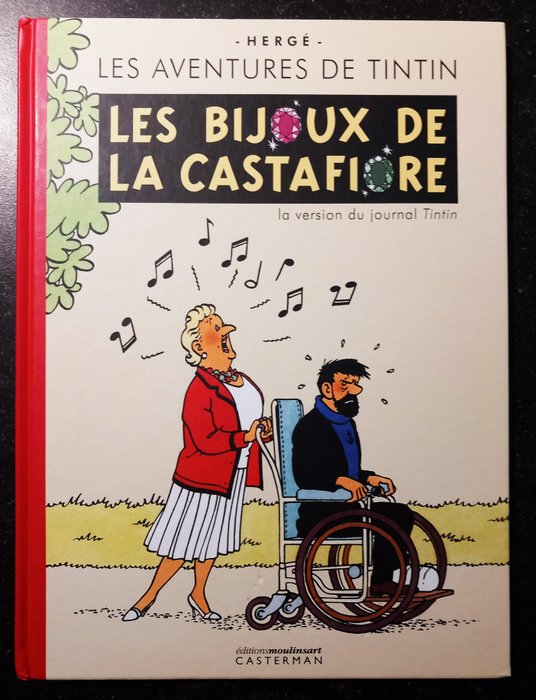 Tintin - Les bijoux de la Castafiore - Version du journal Tintin - Avec cachet du premier jour (1er octobre) - 1 Album - 限量版 - 2023