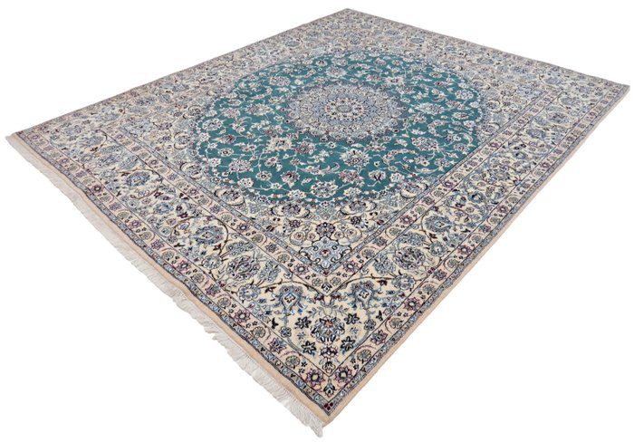Nain 9la New with lots of silk very fine - Carpet - 302 cm - 245 cm