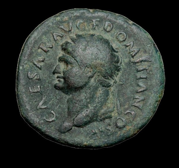 Romeinse Rijk. Domitian (as Caesar, AD 69-81). As Rome - Spes