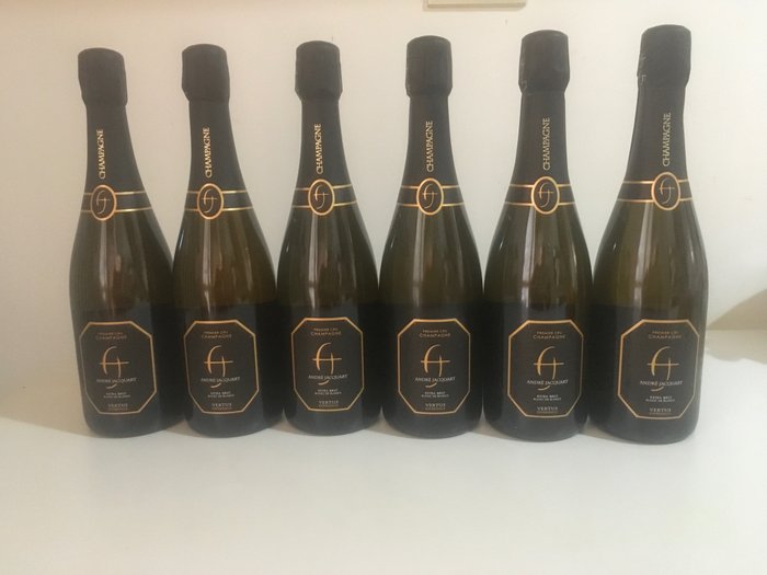 André Jacquart, Vertus Blanc de Blancs - Champagne Premier Cru - 6 Flasker  (0,75 l)