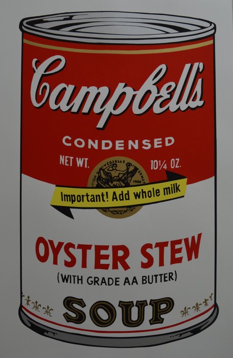 Andy Warhol (1928-1987) - (after) - Campbell's Soup Oyster Stew