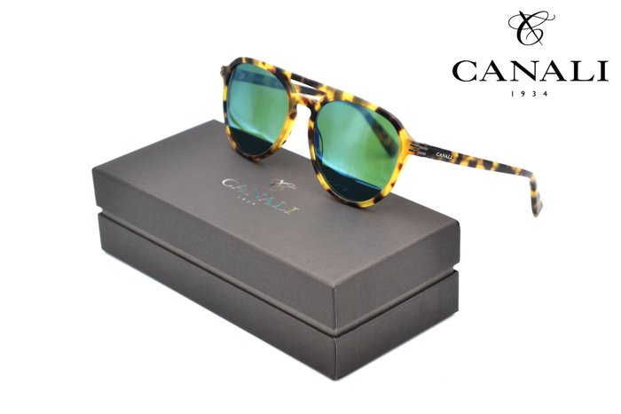 Canali - HANDMADE IN ITALY - CO206 C03 - Exclusive Canali - Acetate Design  - *New* - Aurinkolasit