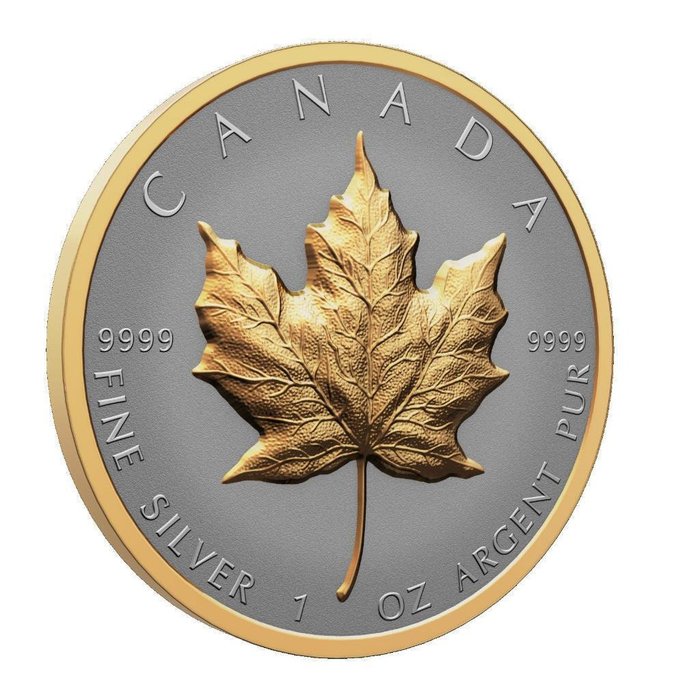 Canadá. 20 Dollars 2023 Maple Leaf Ultra High Relief 1 Oz (.999)