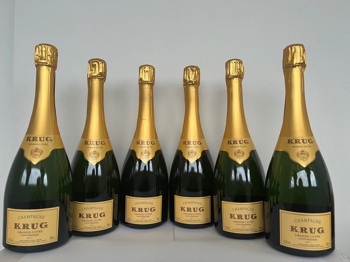 Krug, Grande Bottles ème Brut Champagne 6 (0.75L) - - Catawiki Cuvée Édition - 171