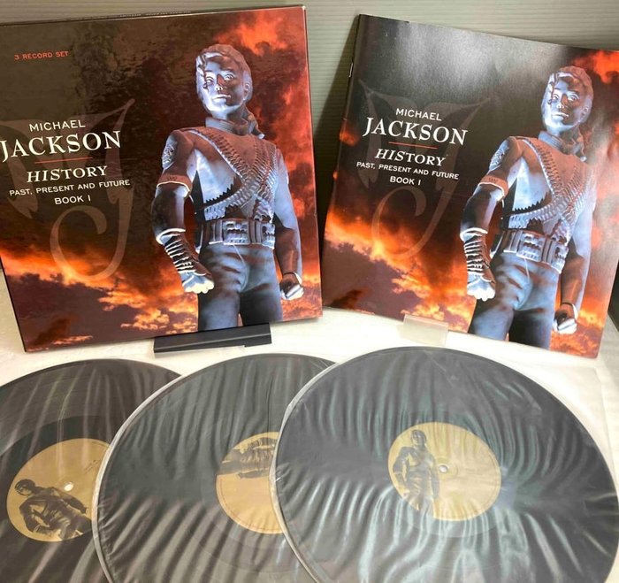 Michael Jackson - HIStory - Past, Present And Future - Book I / Hour´s Of Great Music "Must Have "! From The "King Of - Dreifach-LP (Album mit 3 LPs) - Erstpressung - 1995