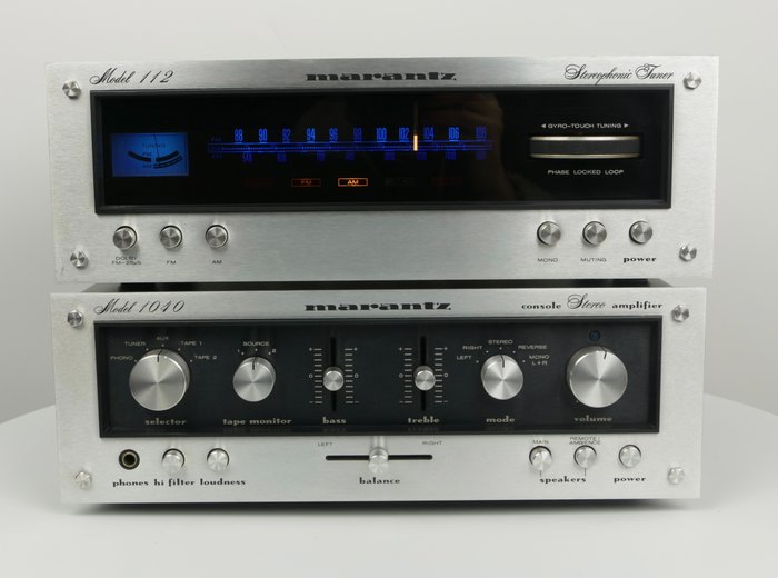 Marantz - 1040 型固態綜合擴大機、112 型調諧器 - Hi-fi 音響組