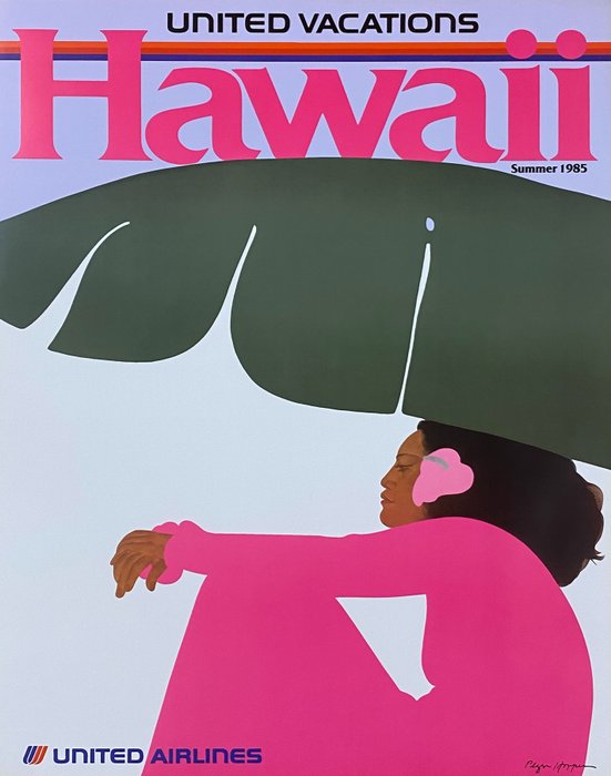Peggy Hopper - HAWAII - United Vacations - década de 1980