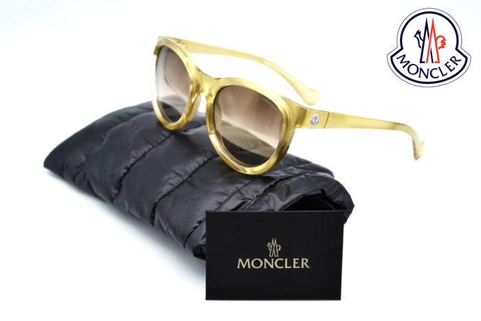 Moncler - ML0087 32G - Exclusive Golden Acetate Design - Unused & *New* - Solglasögon