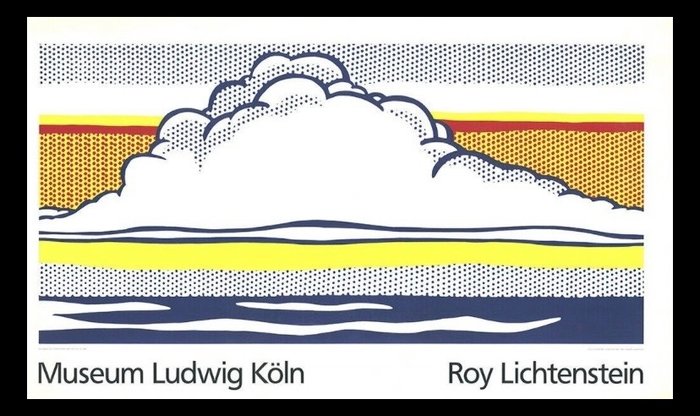 Roy Lichtenstein (after) - CLOUD AND SEA; 70 x 120 cm; © Roy Lichtenstein