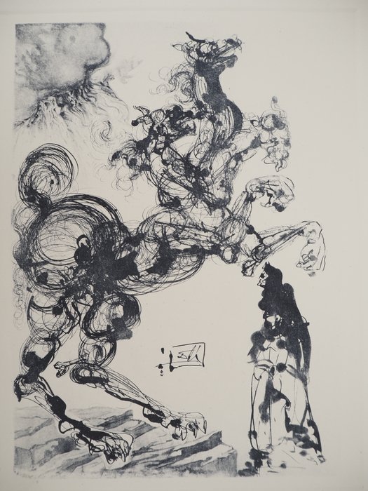 Salvador Dali (1904-1989) - L'Entrée de l'Enfer : Cerbère