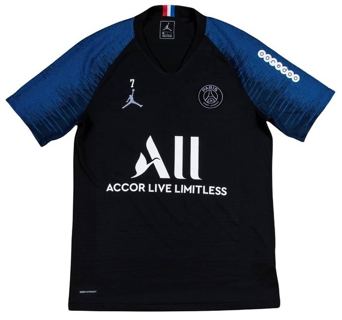 Paris Saint-Germain - Kylian Mbappé - 2020 - 热身衬衫 - MEARS Authentic 