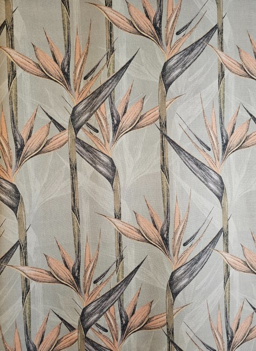 Eksklusivt stoff i jugendstil med Strelitzia - 300x280 cm - Artmaison kunstnerisk design - Tekstil - 280 cm - 0.02 cm