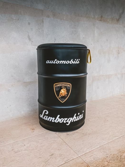 Fassstuhl mit Lamborghini-Motiv - PK Werks