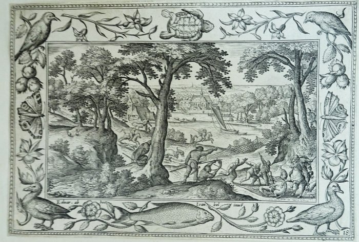 Adriaen Collaert (1560-1618) - Hunting Scene