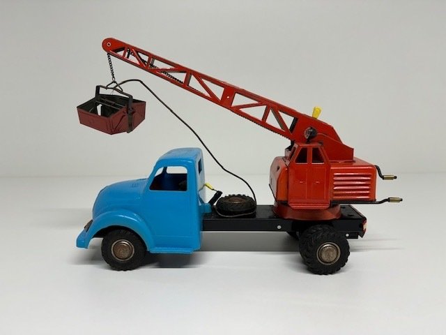Michael Seidel  - 鐵皮玩具 1950s Michael Seidel MS-1200 Magirus Crane Truck - 1950-1960 - 德國