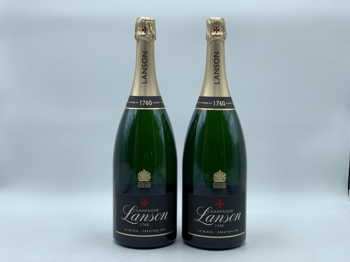 Lanson, Black Création 258 - Champagne - 2 Magnums (1,5L)