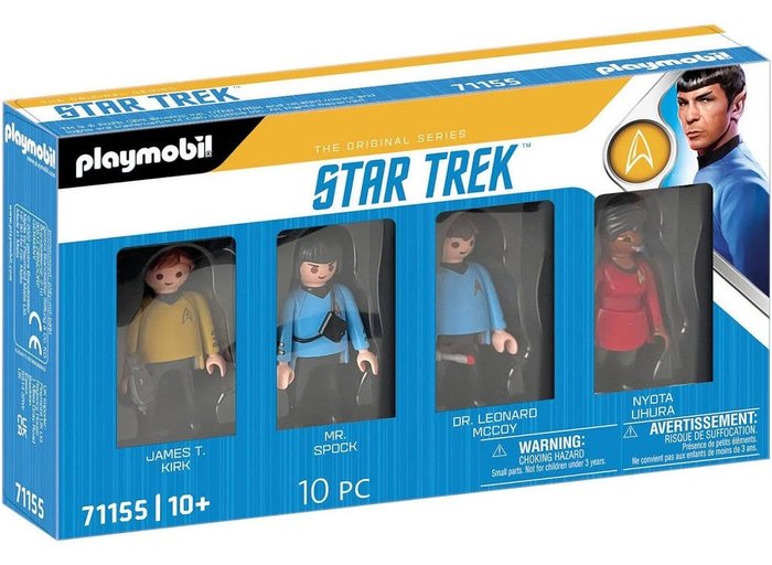 Playmobil - Star Trek - 摩比 4x Collectible Figures for Star Trek Fans